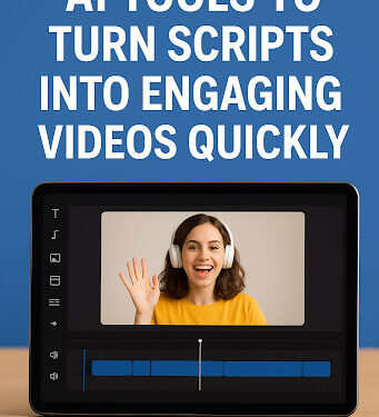 AI Tools to Turn Scripts into Engaging Videos Quickly
